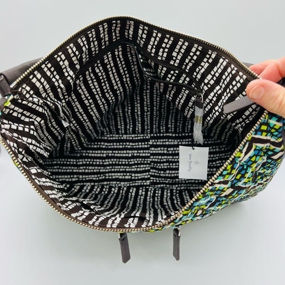 VERA BRADLEY WOMENS VIVIAN HOBO BAG IN RAINFOREST COLORS NWT - Picture 11 of 16